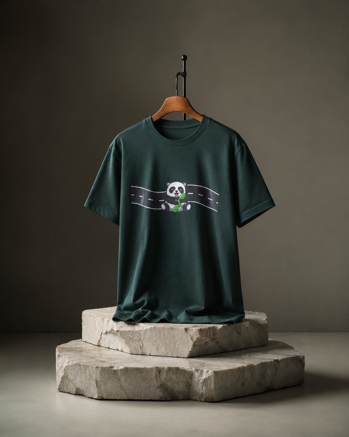 Panda Print Oversize Tee - Image 2