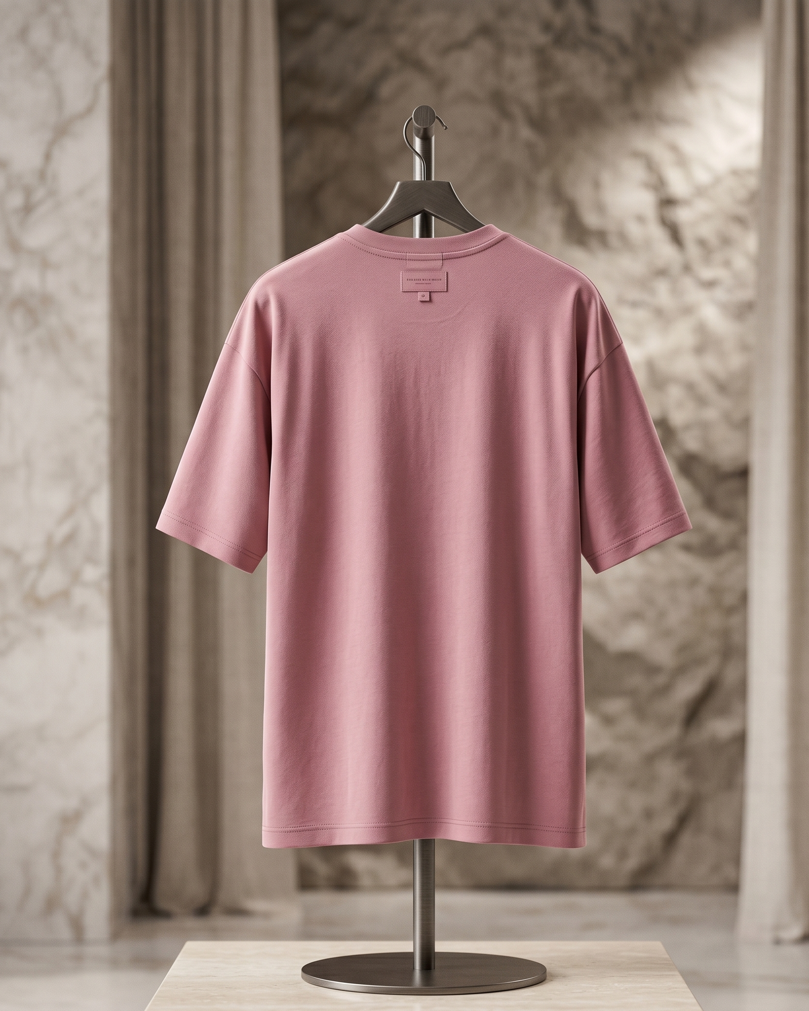 Focus Mood Pocket Print Unisex Oversized T-Shirt - Image 5