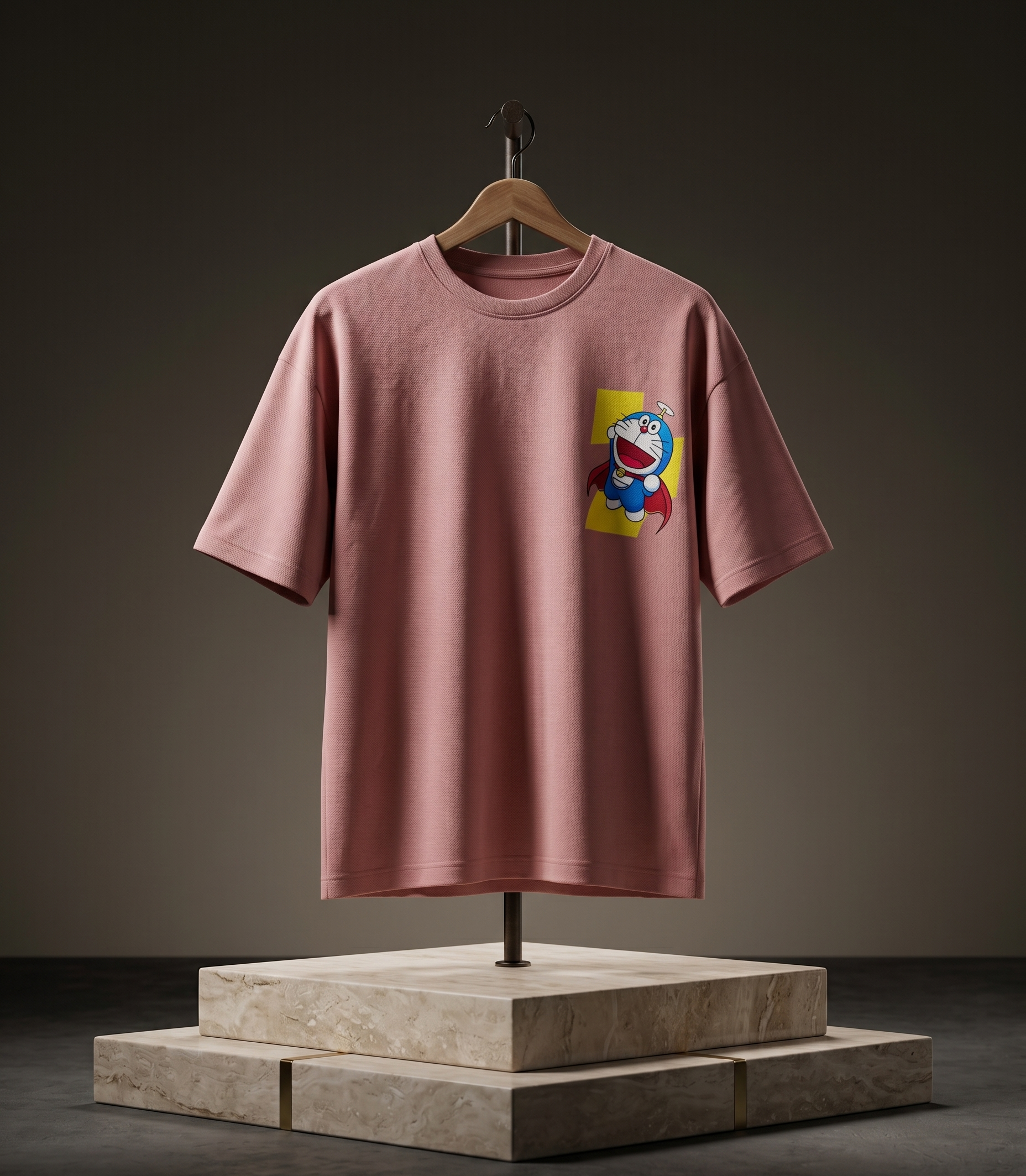 Doraemon Print Oversized T-Shirt - Image 4