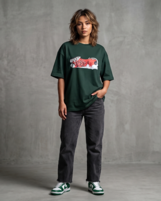 Green Oversized T-Shirt