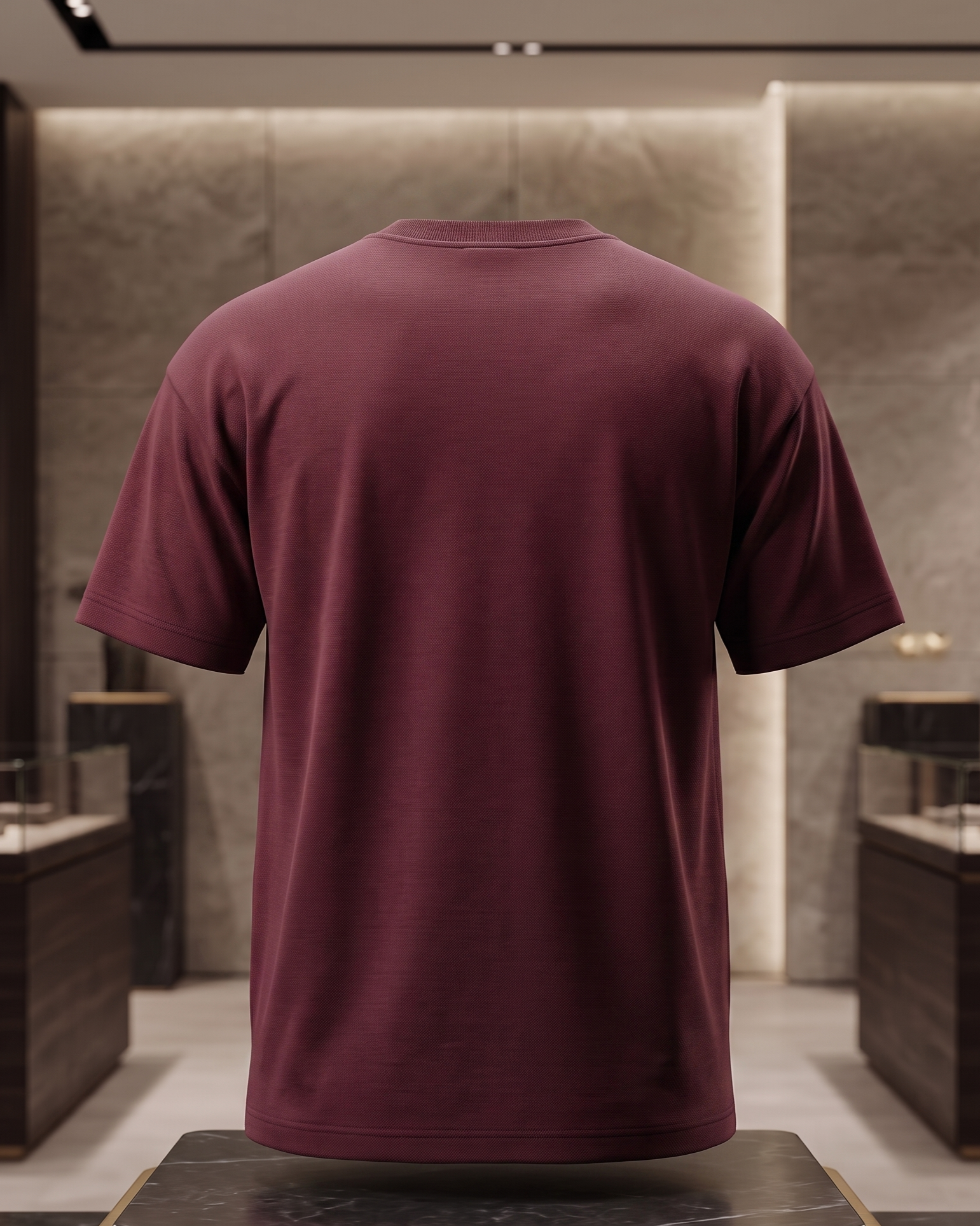 Wine Oversized T-Shirt | Stop Road Graphic Unisex T-Shirt - Image 5